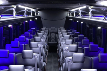 Marietta Charter Bus Interior