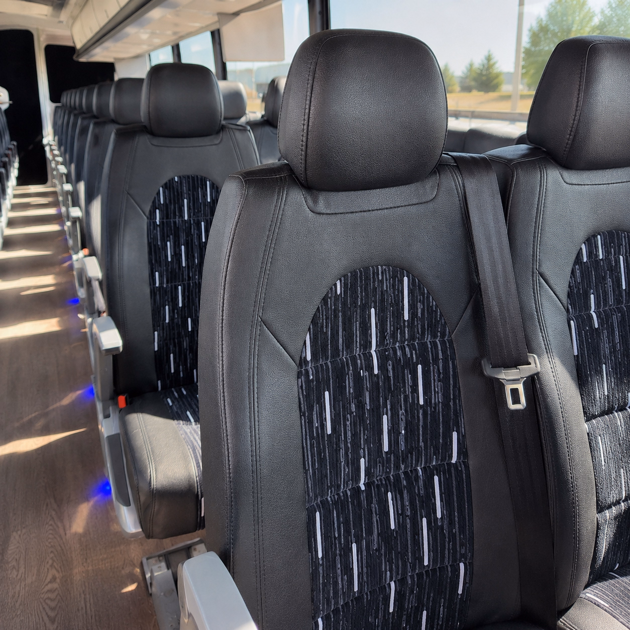 marietta long distance transportation onboard seating